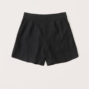 Abercrombie & Fitch Linen-Blend Pull-On Shorts